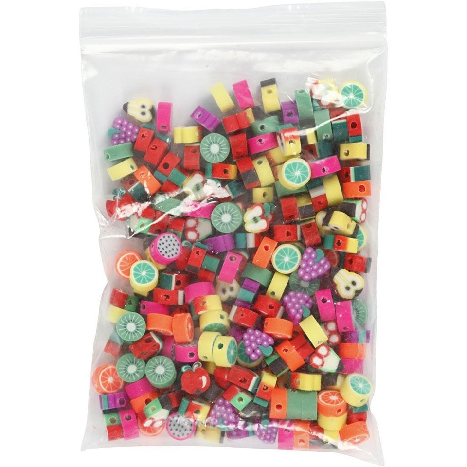 Lerperler - Frugter (200 stk)