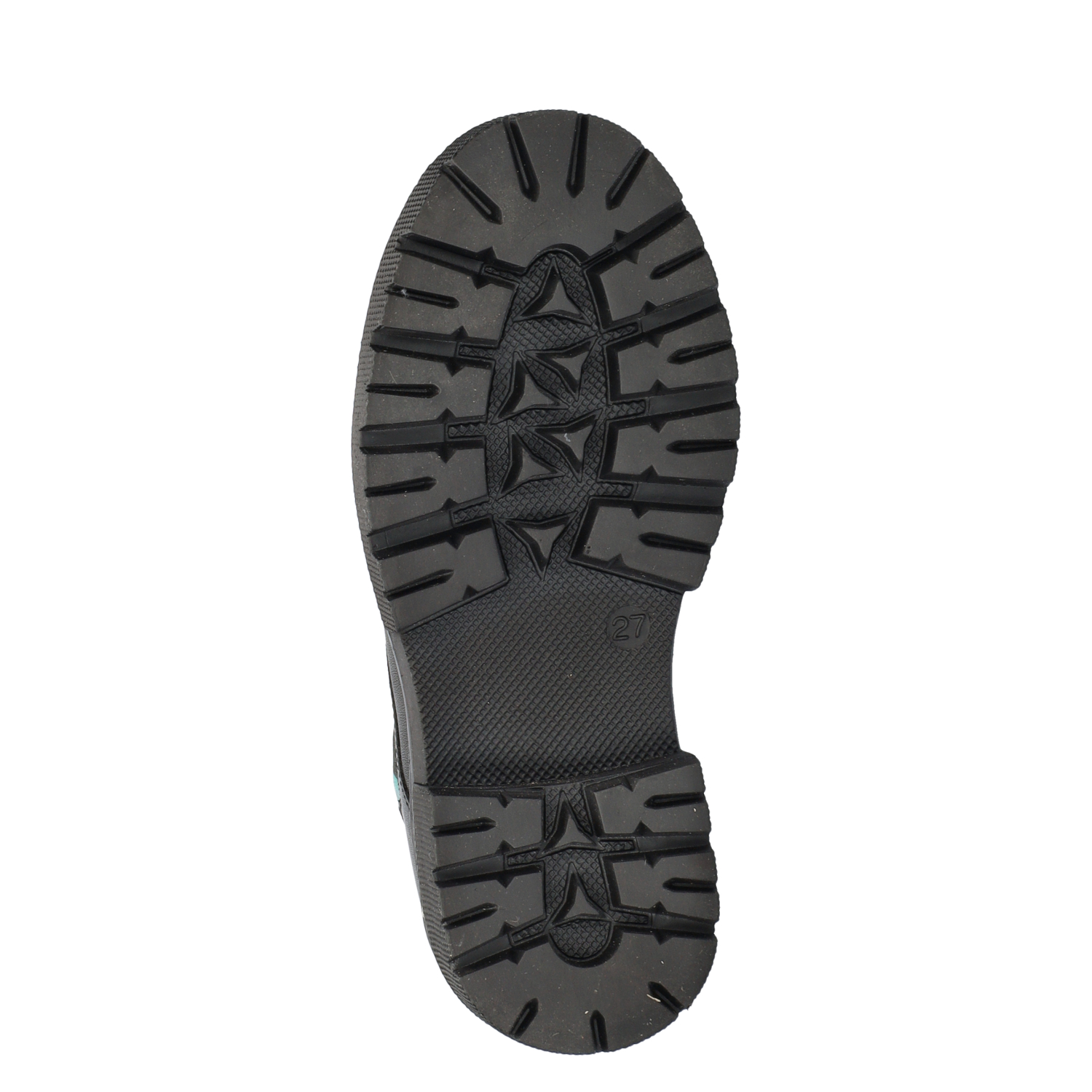 meisjes veterboot Nelson Kids Zwart