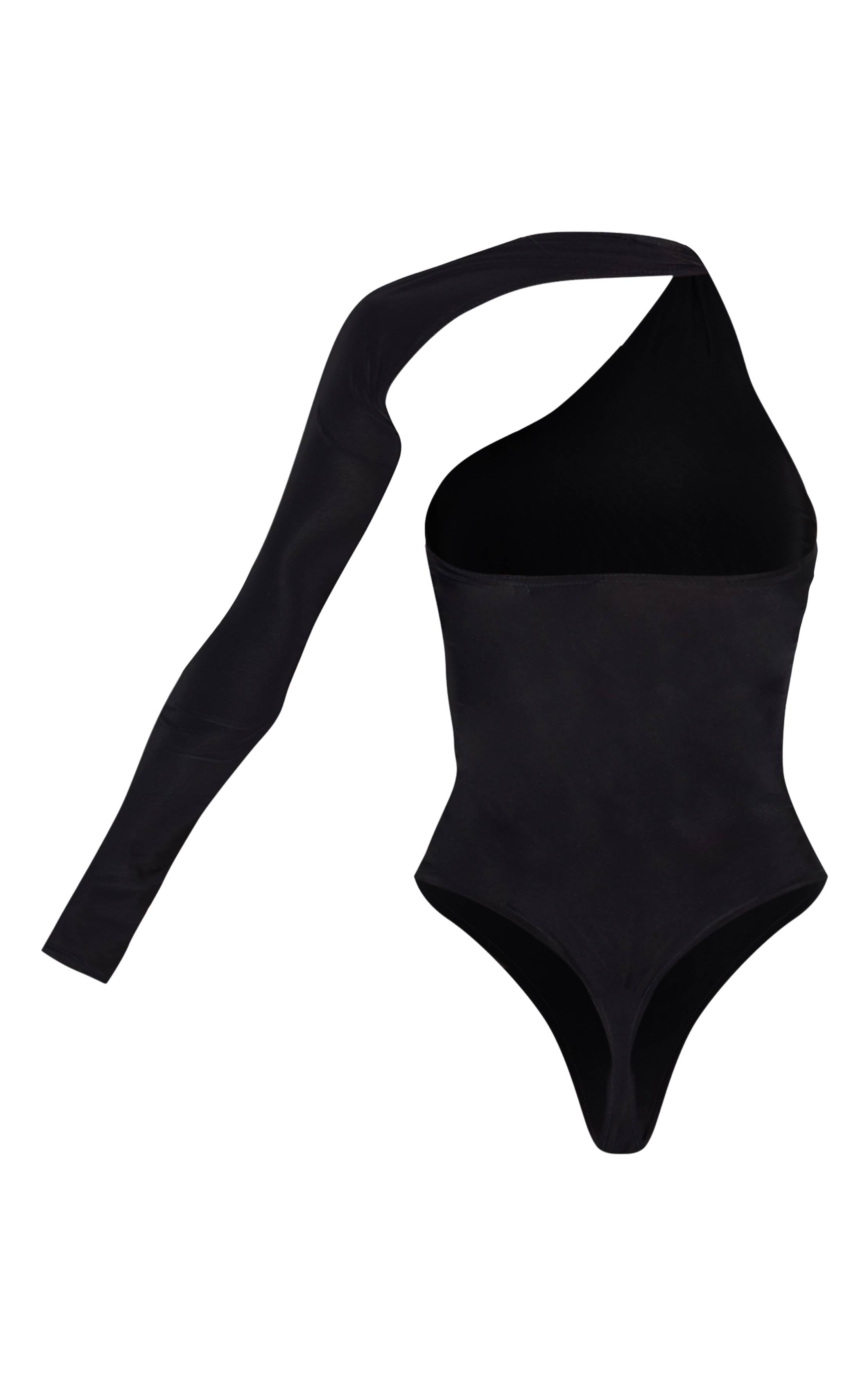 Noir Body Asymétrique À Une Épaule
