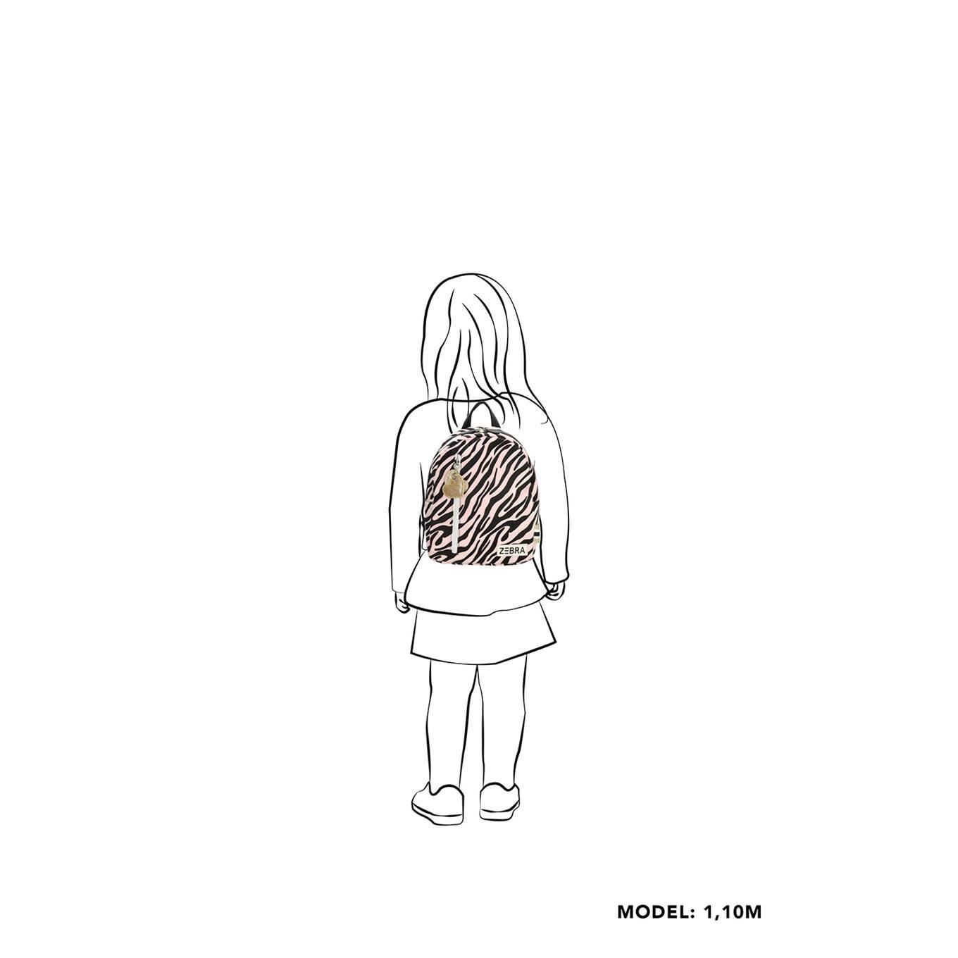 Zebra Trends rugzk Zebra roze