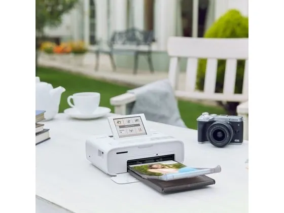 Canon SELPHY CP1300 - Printer - farve - farvesublimering - 148 x 100 mm op til 0.78 min./side (farve) - USB, USB vært, Wi-Fi - hvid