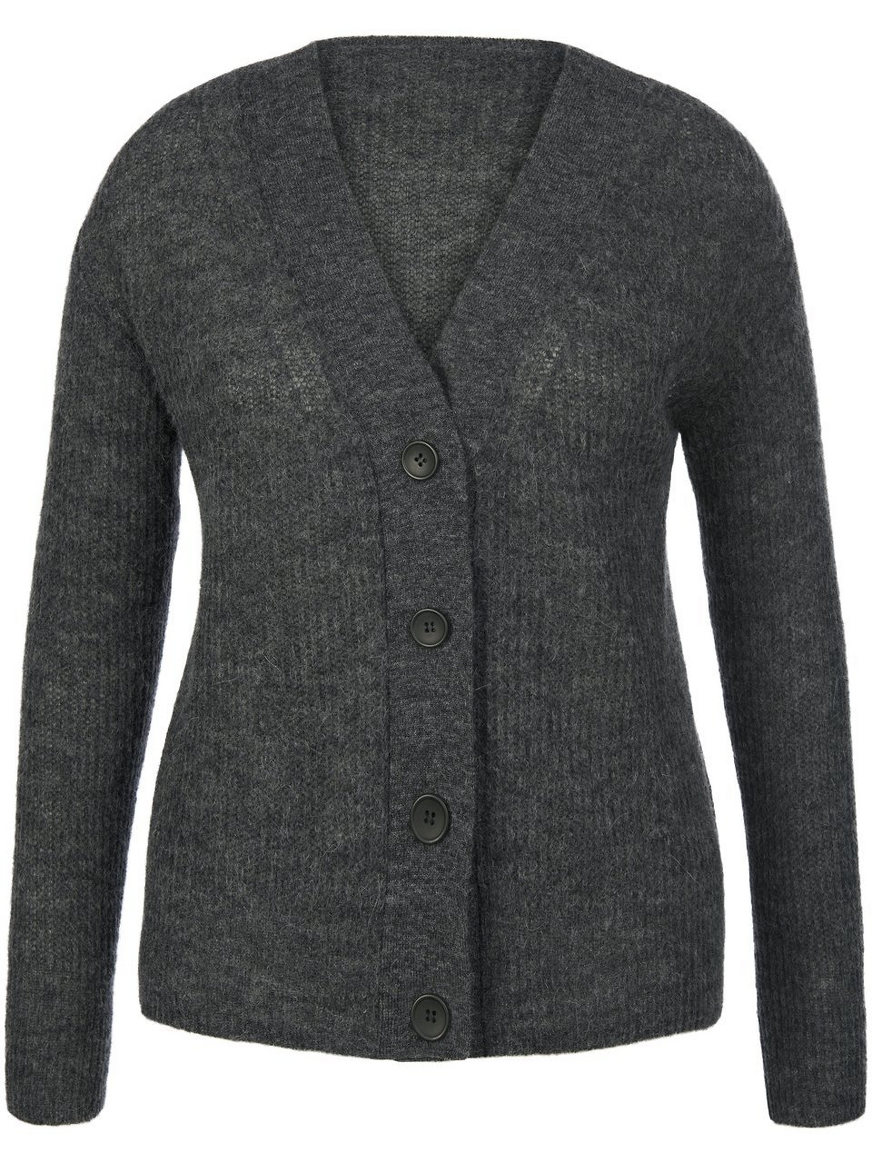 Strickjacke mit V-Ausschnitt