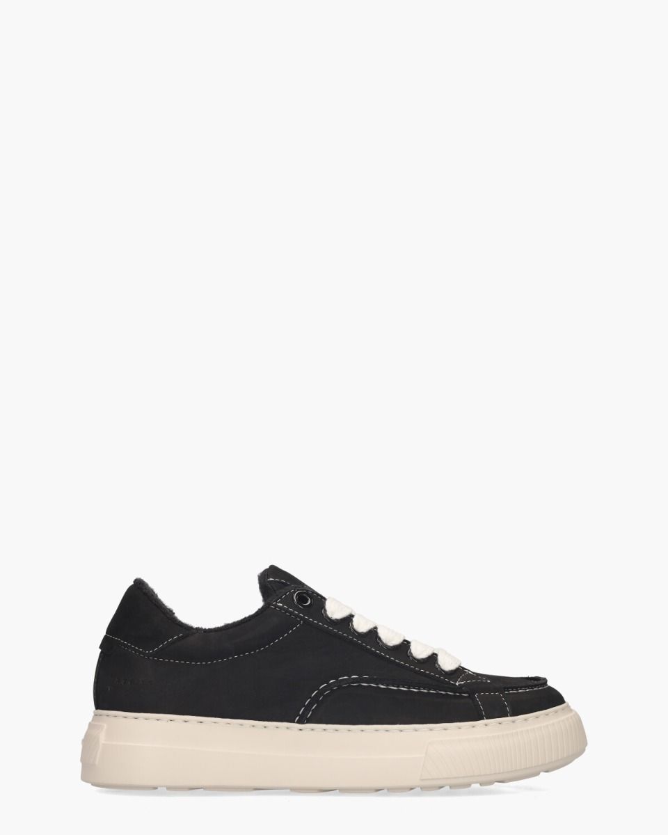 Nubikk Caldera Tora Zwart/Wit Damessneakers