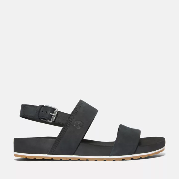 Sandale à double bride Malibu Waves pour femme en noir