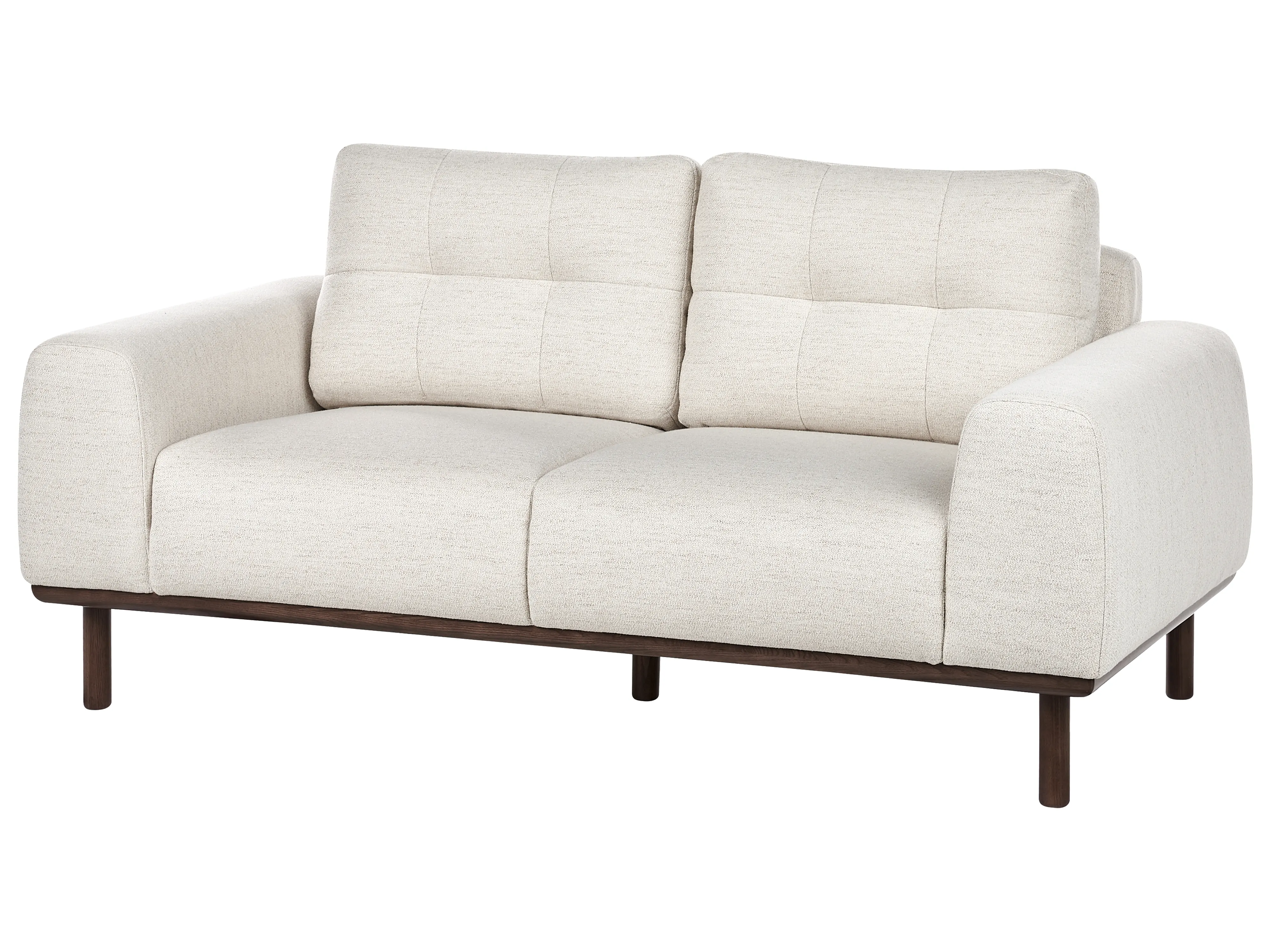 Bank 2-zits LAURILA Stof Lichtbeige