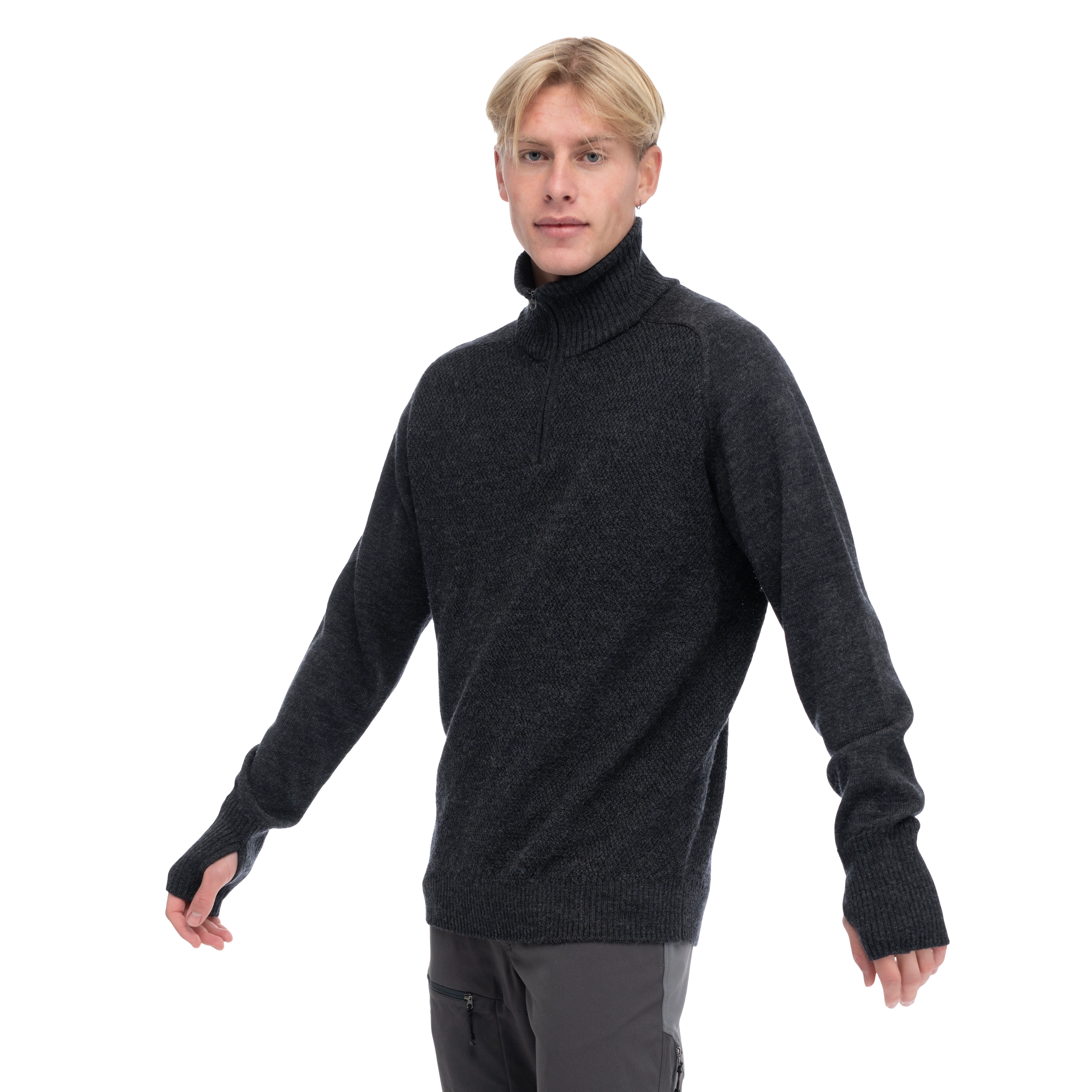 Ulriken Light Merino Jumper Men Dark Shadow Grey
