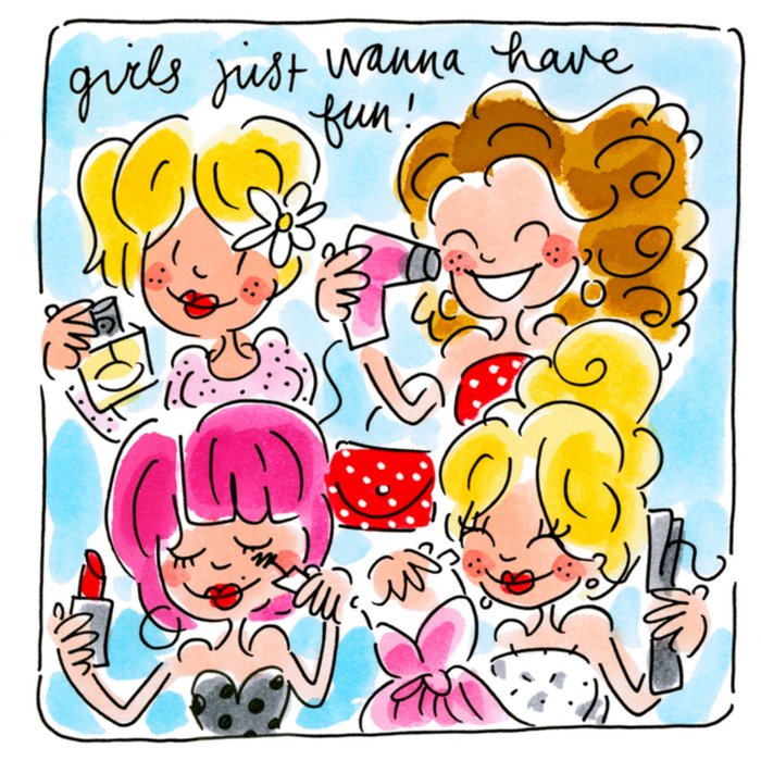 Blond Amsterdam | Vriendschapskaart | vriendinnen