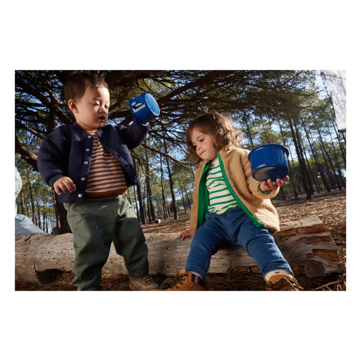Petit Bateau Veste Macaron Polaire | Camel