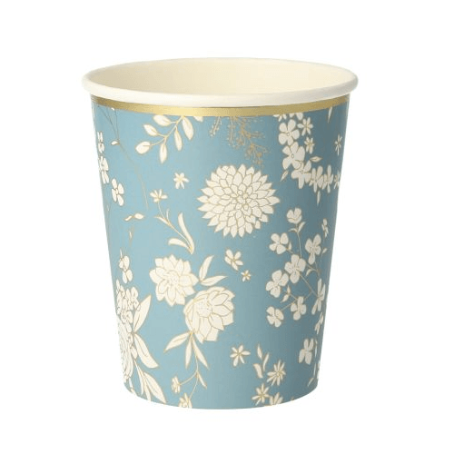 Meri meri papieren bekers engelse tuin - 8st