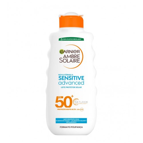 Garnier Ambre Solaire Leite Sensitive Advanced SPF50  400ml