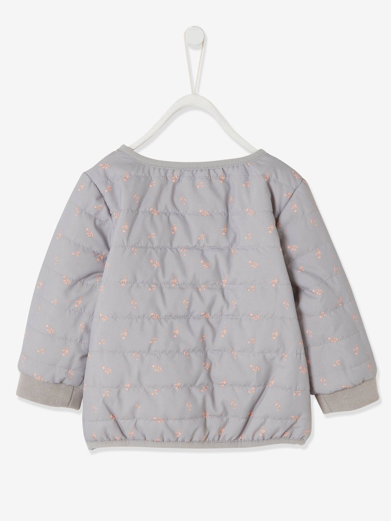 Parka 3 em 1 para bebê menina, azul escuro liso