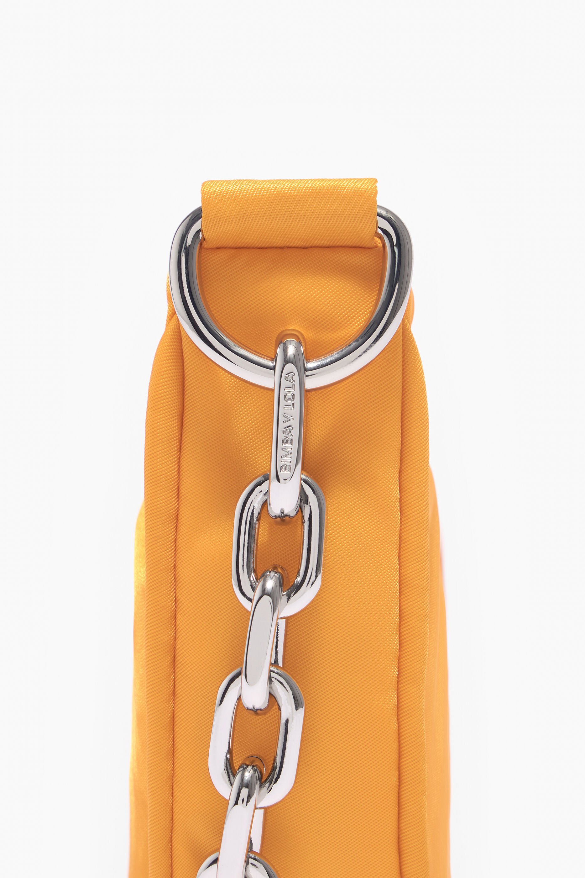 Bolsa Moon XS em nylon cor açafrão