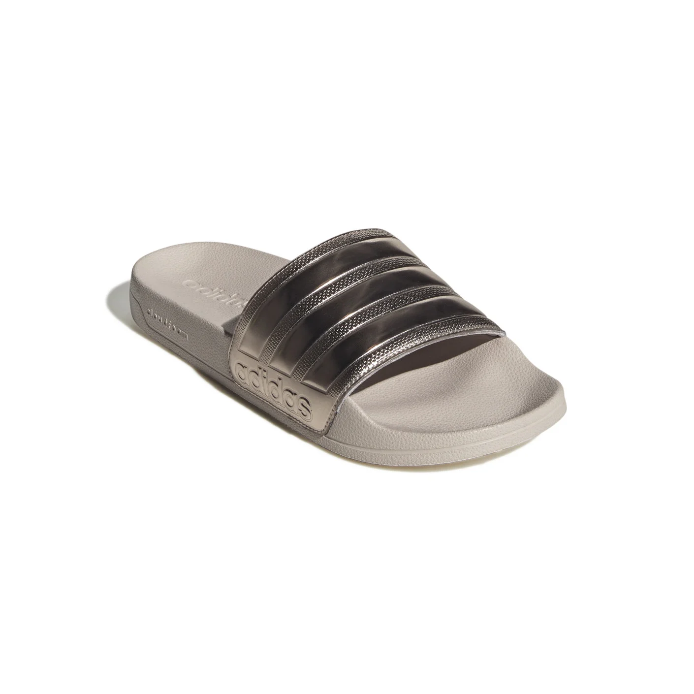 Adidas Adilette Shower Slippers Beige Zilver