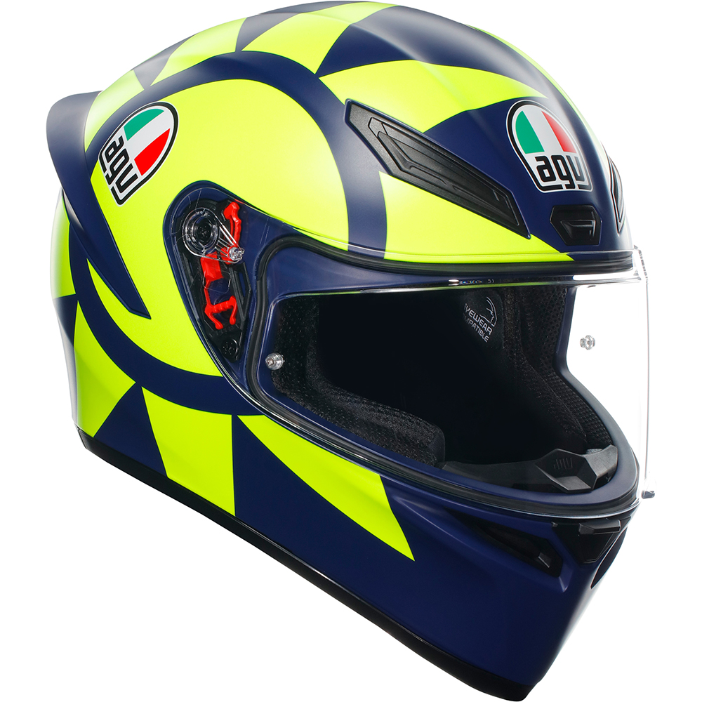 AGV - Casque K1 S Soleluna 2018 Navy / Jaune