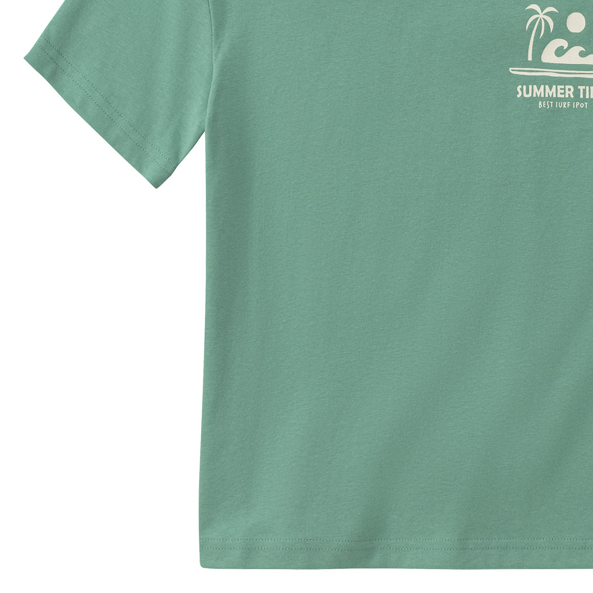 Jonas Nielsen Jungen T-Shirt mit Backprint grün