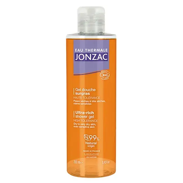Eau Thermale Jonzac Nutritive Gel Douche Surgras Bio 250ml