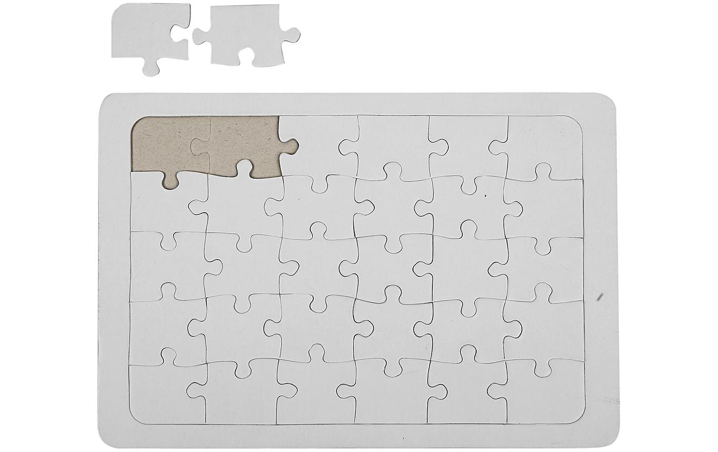 Papp-Puzzle 21 x 30 cmPuzzle zum Anmalen