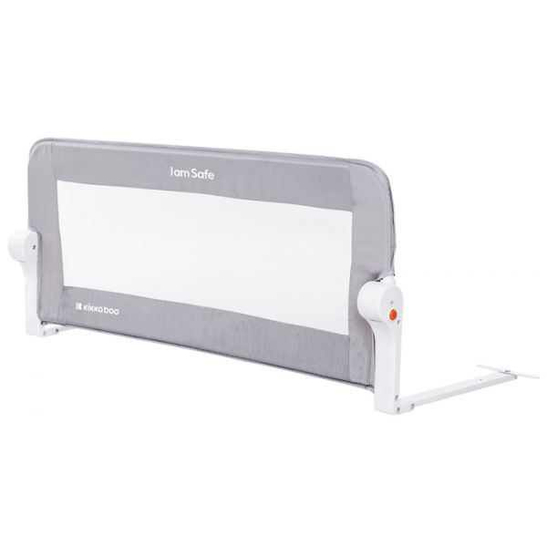 Kikkaboo Barreira de Cama 102cm i Am Safe Gris