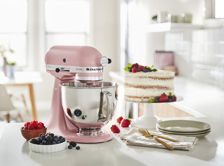 KitchenAid Artisan røremaskine 4,8 l – inkl. ekstra tilbehør Dried rose