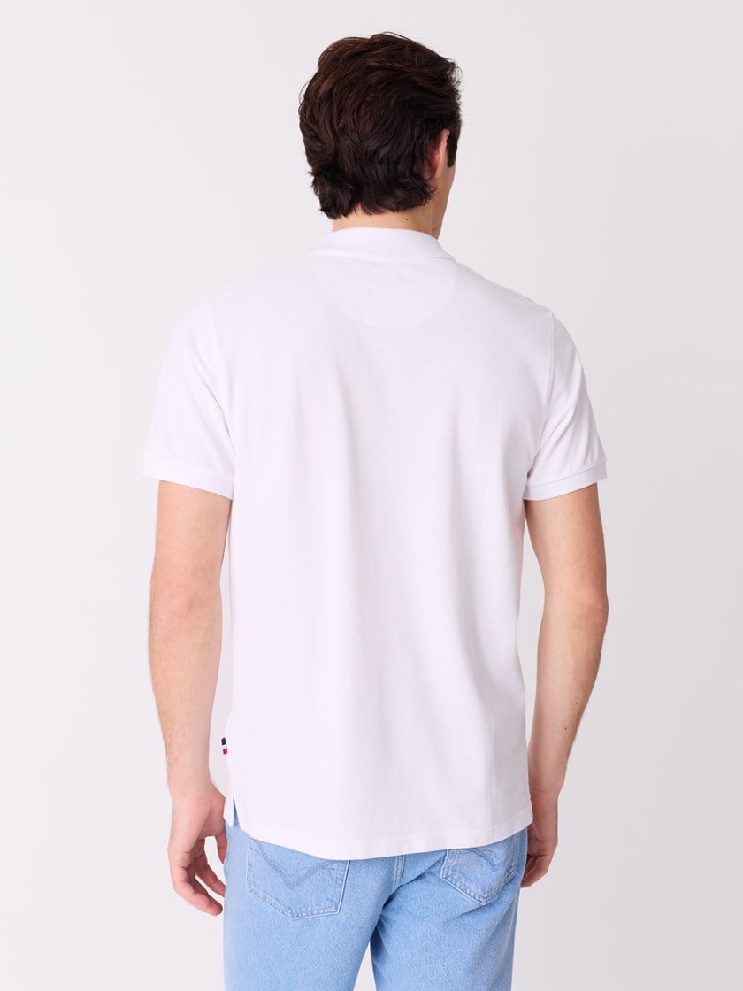 Lamonte pique Bright White