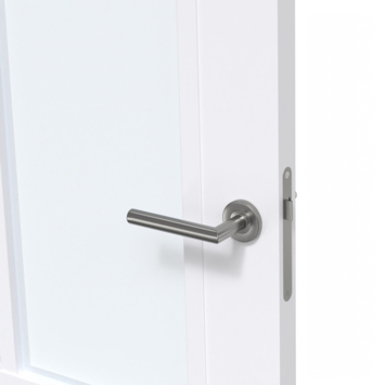 Arne & Bodil binnendeur ABD507 satijnglas - extra wit afgelakt - glaslat extra wit