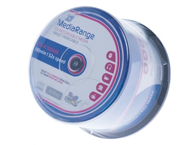 MediaRange CD-R Medien 700 MB, Spindel (50 Stück) CD-R, 700 MB, 50 Stück