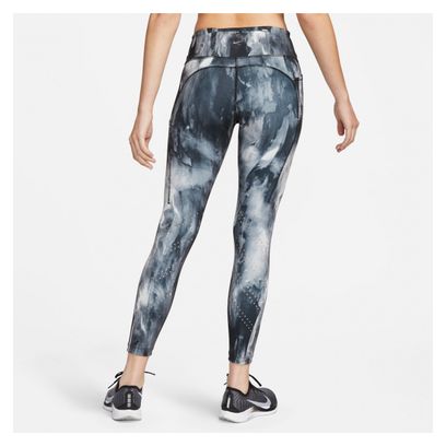 Collant Long Femme Nike Dri-Fit Epic Luxe Noir Blanc
