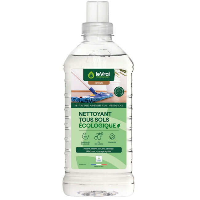 Nettoyant Tous Sols écologique Le Vrai Professionnel
