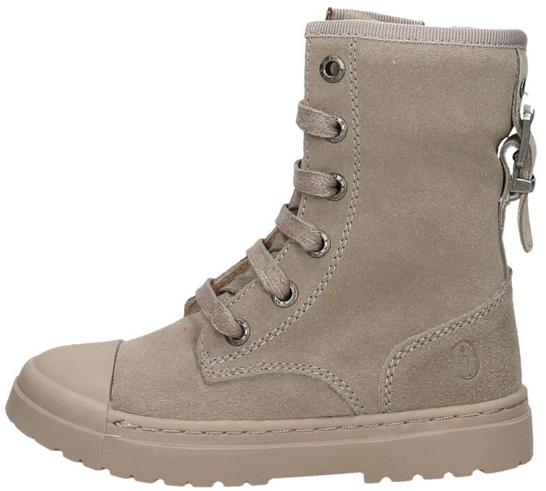 Shoesme Veterschoen hoog taupe