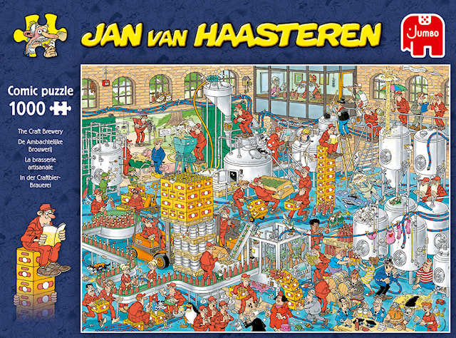 Jan Van Haasteren The Craft Brewery Puslespill 1000 brikker, Jumbo