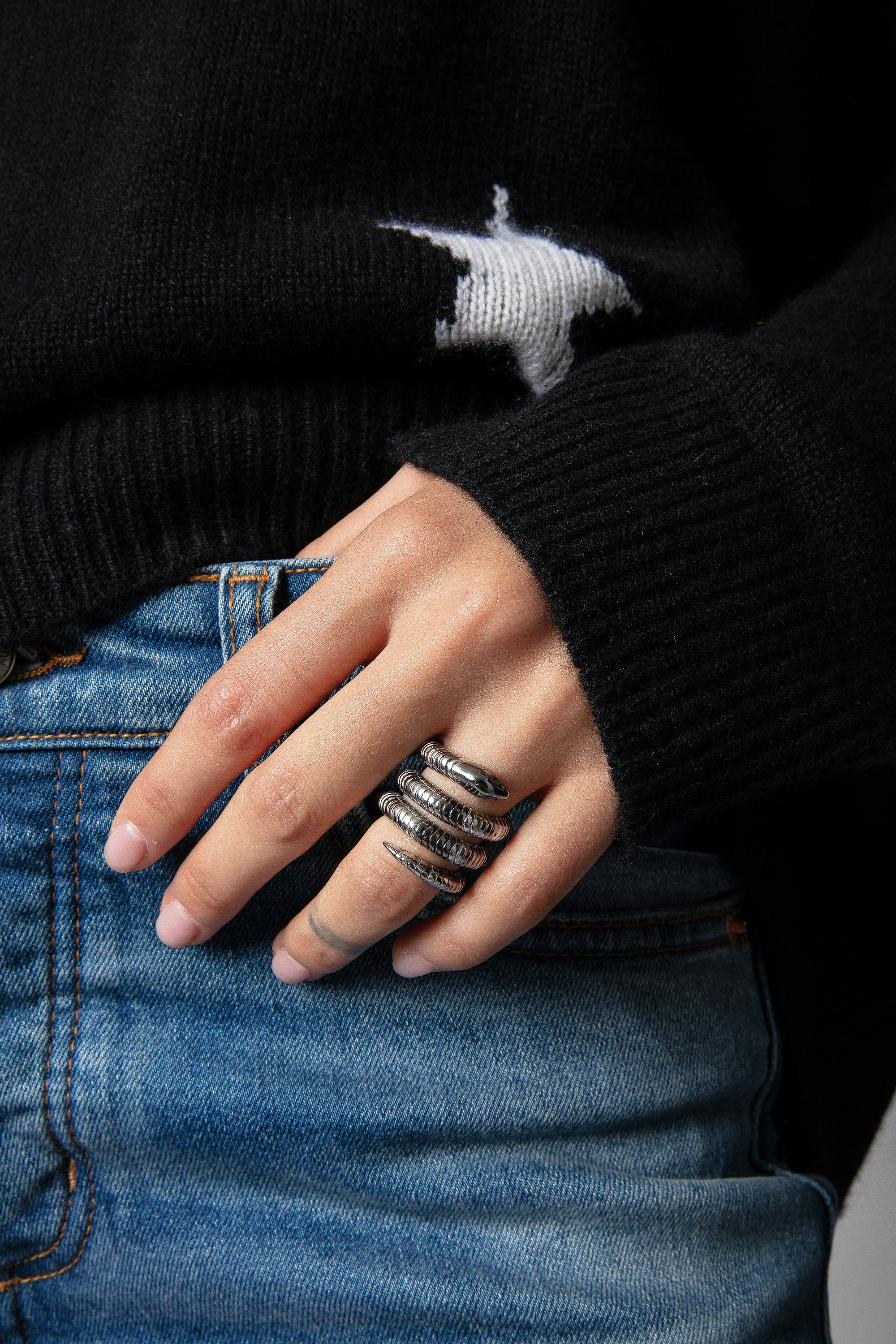 Bague Double Snake