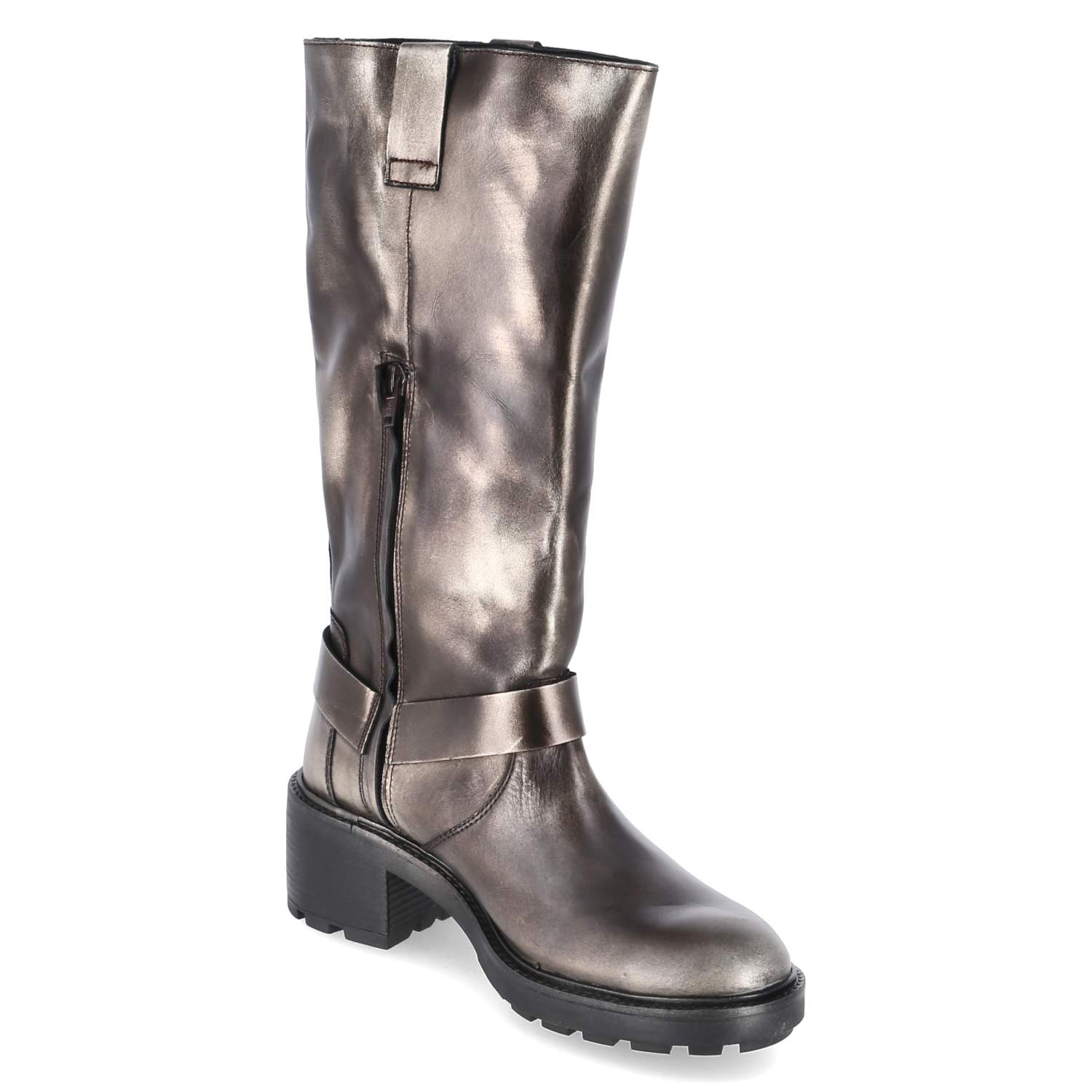 LAZAMANI Bikerboots - pewter