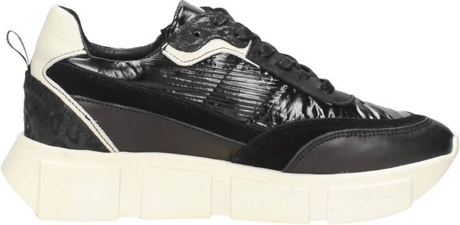 Tango Norah 1 Lage sneakers Leren Sneaker Dames Zwart