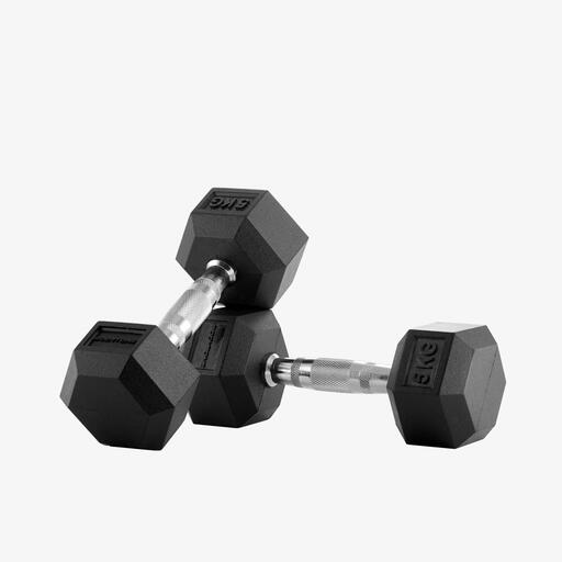 Halteres hexagonais Bodytone de 5 kg