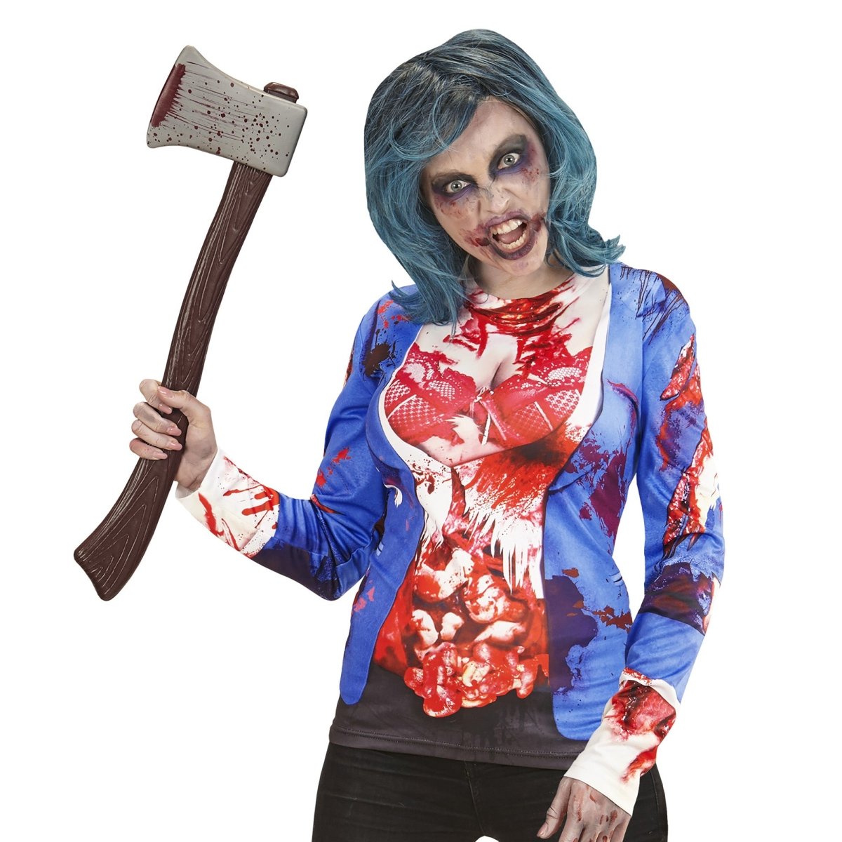 Halloween Shirt Dames Zombie