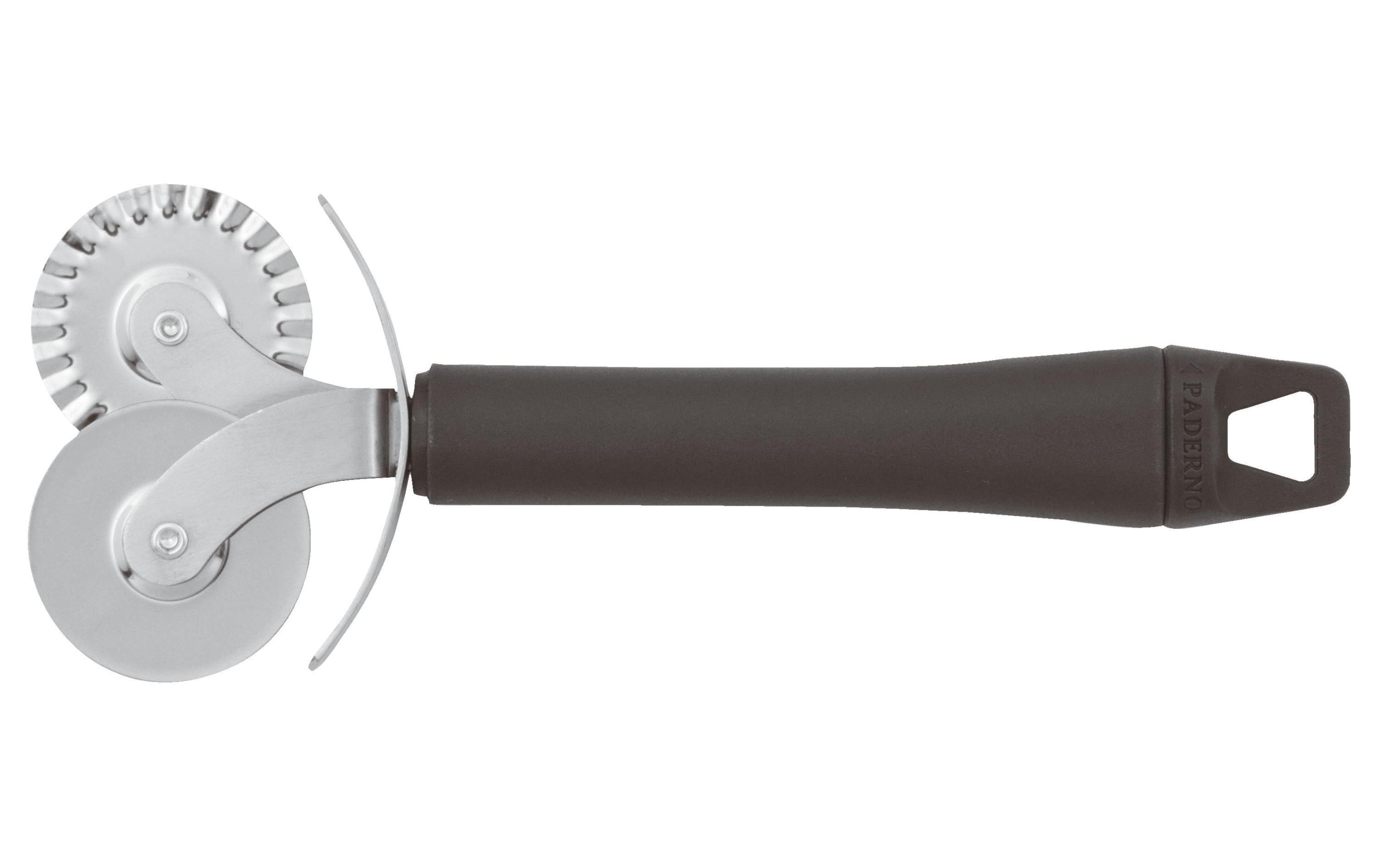 Teigrad Ø 4 cm Schwarz/Silber2-teiliges Teigrad