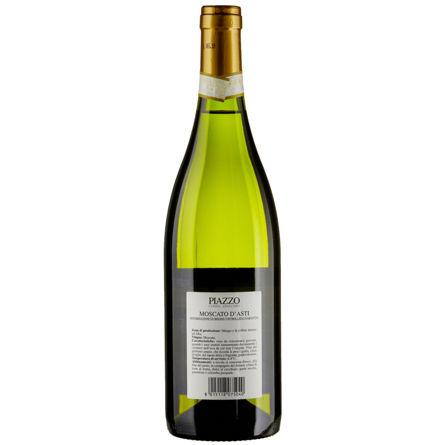 Piazzo Moscato d'Asti DOCG -75cl