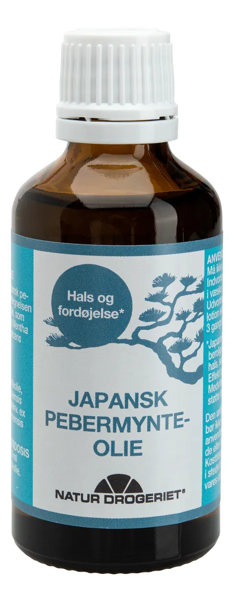 Natur-Drogeriet Japansk Pebermynteolie - 50 ml.