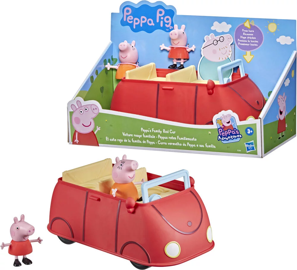 PEPPA PIG - LA VOITURE FAMILIALE ROUGE