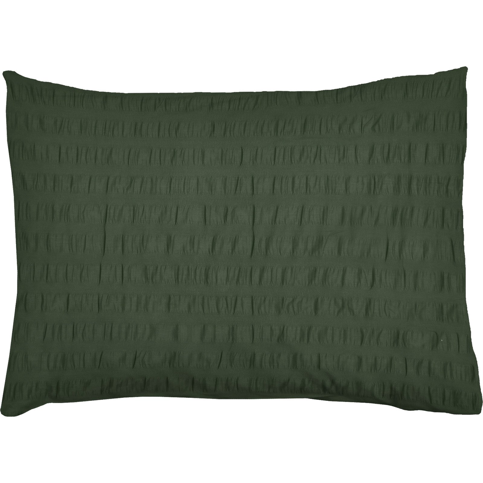 Bettwäsche Seersucker uni 160x210 Duvet Nordisch, grün