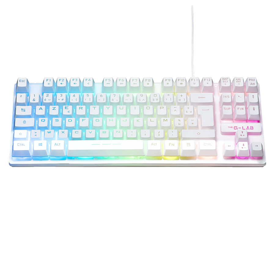 The G-Lab Keyz Caesium TKL - Blanc