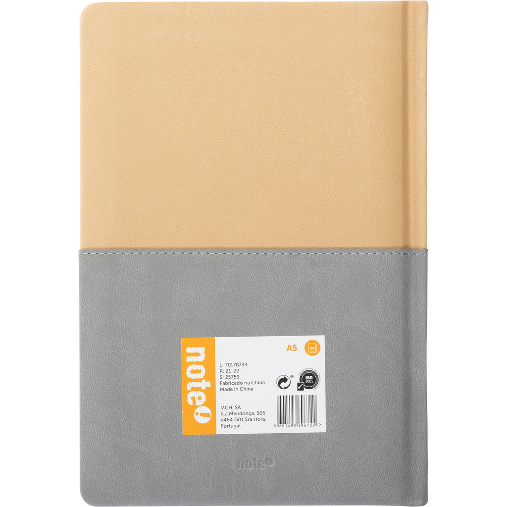 Agenda A5 2025 Bicolor Metalizada Note!