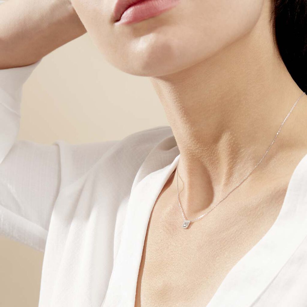 Collier Collection 1986 Or Blanc Diamant