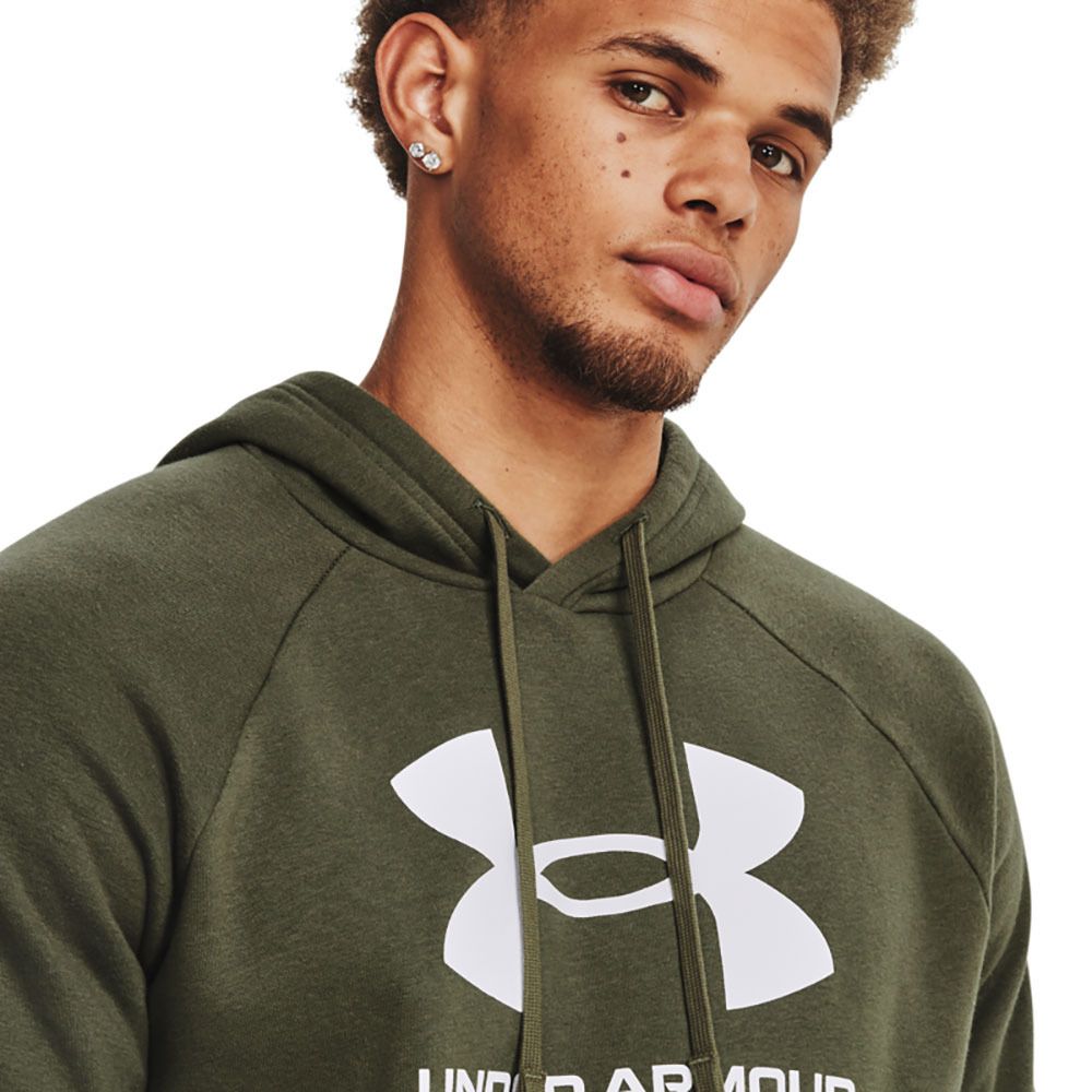 Under Armour RIVAL LOGO - Sweat Homme vert