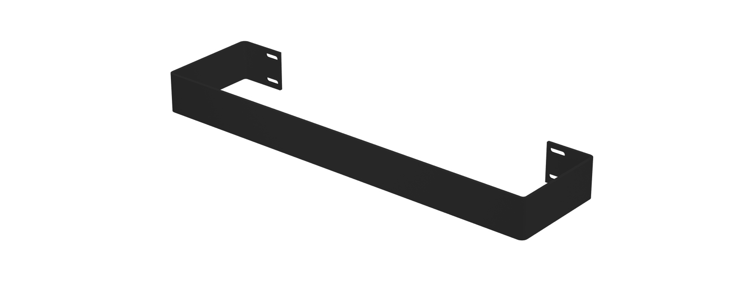 Eastbrook Rosano handdoekbeugel Mat zwart 37,5cm
