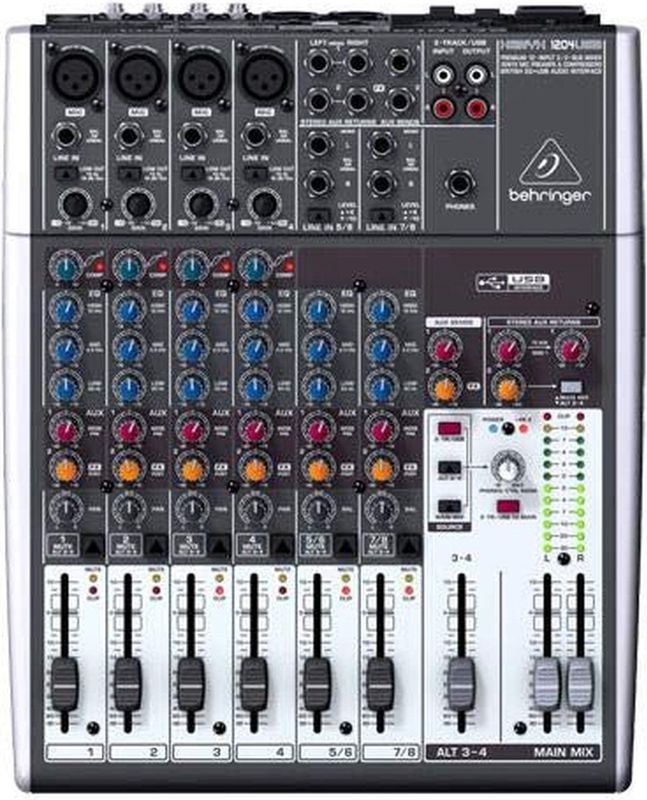 Mixer - Compact - Neoklassiek - 3-Bands EQ - Hoogdoorlaatfilters
