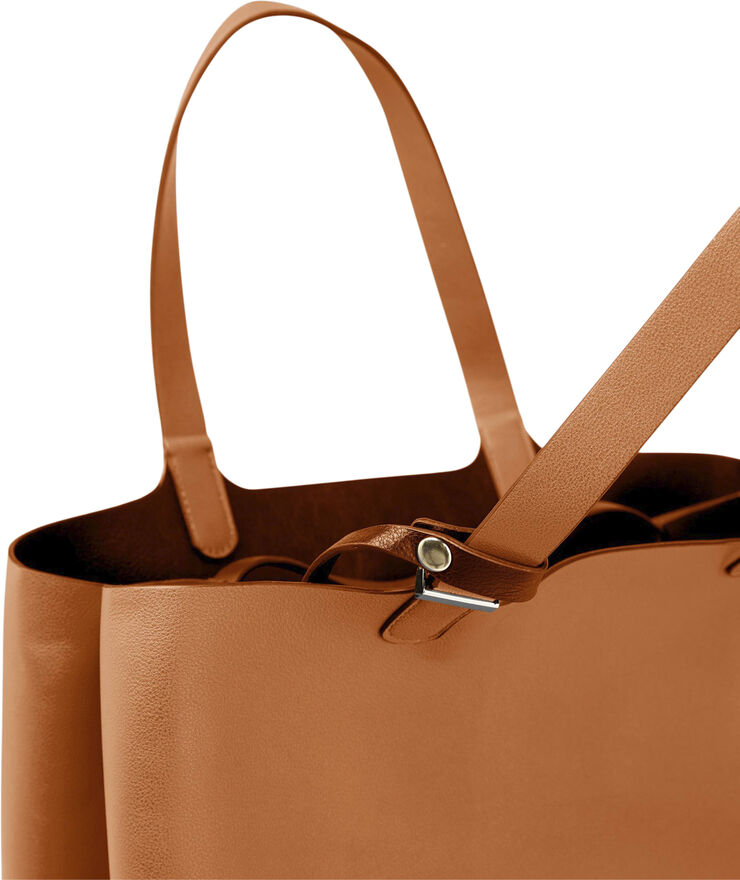 Pieces PCKOPA SHOPPER NOOS Cognac