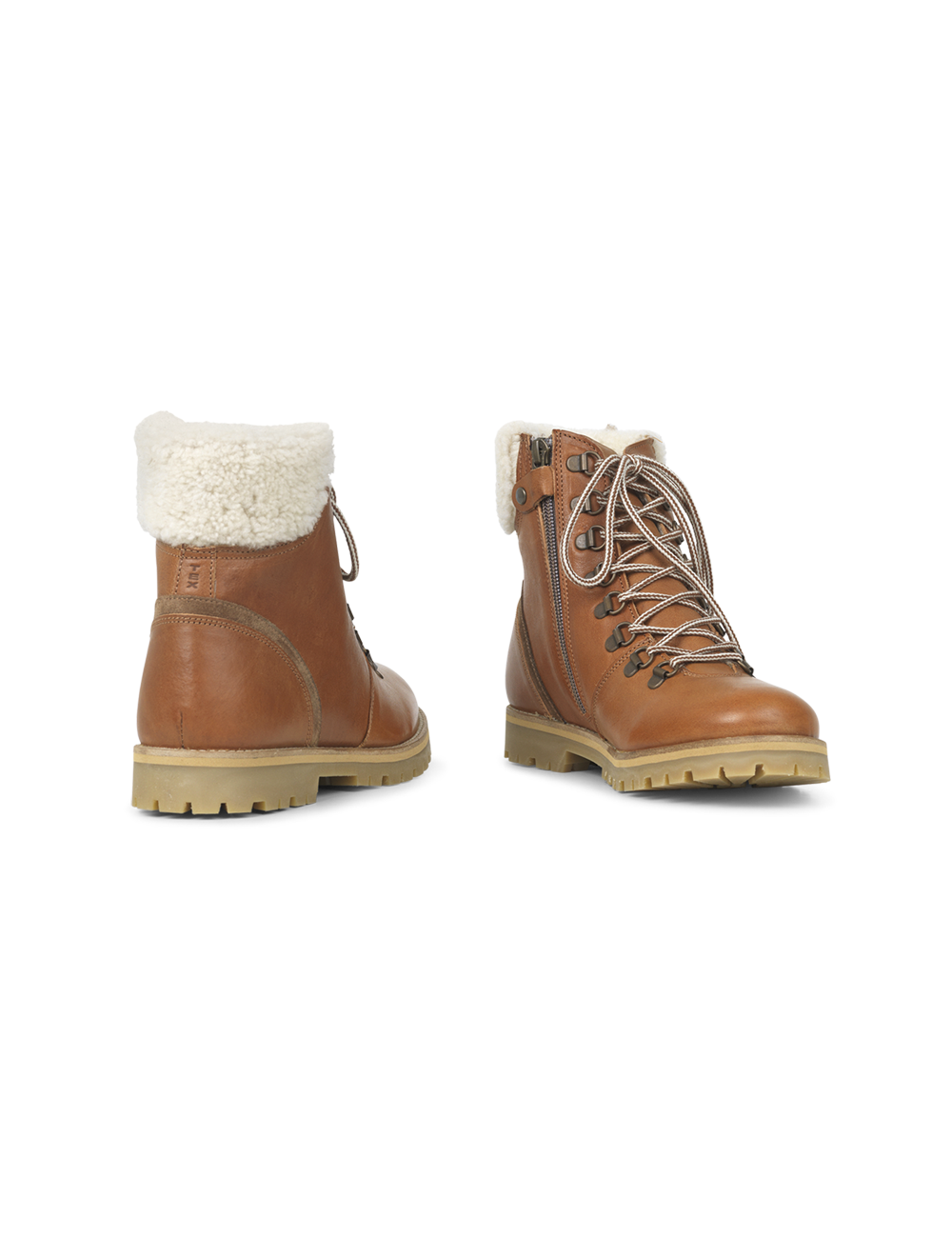 Shearling Winter Boot Women - Cognac