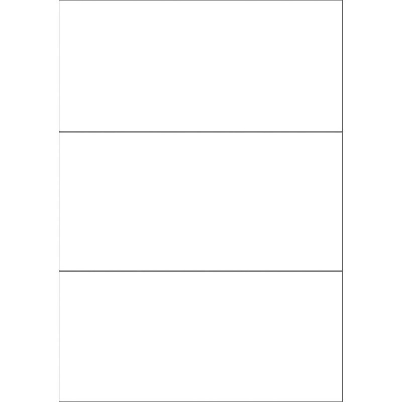 Carte de correspondance Avery Quick and Clean 210 x 99 mm - 260 gr - blanche - Pochette de 75