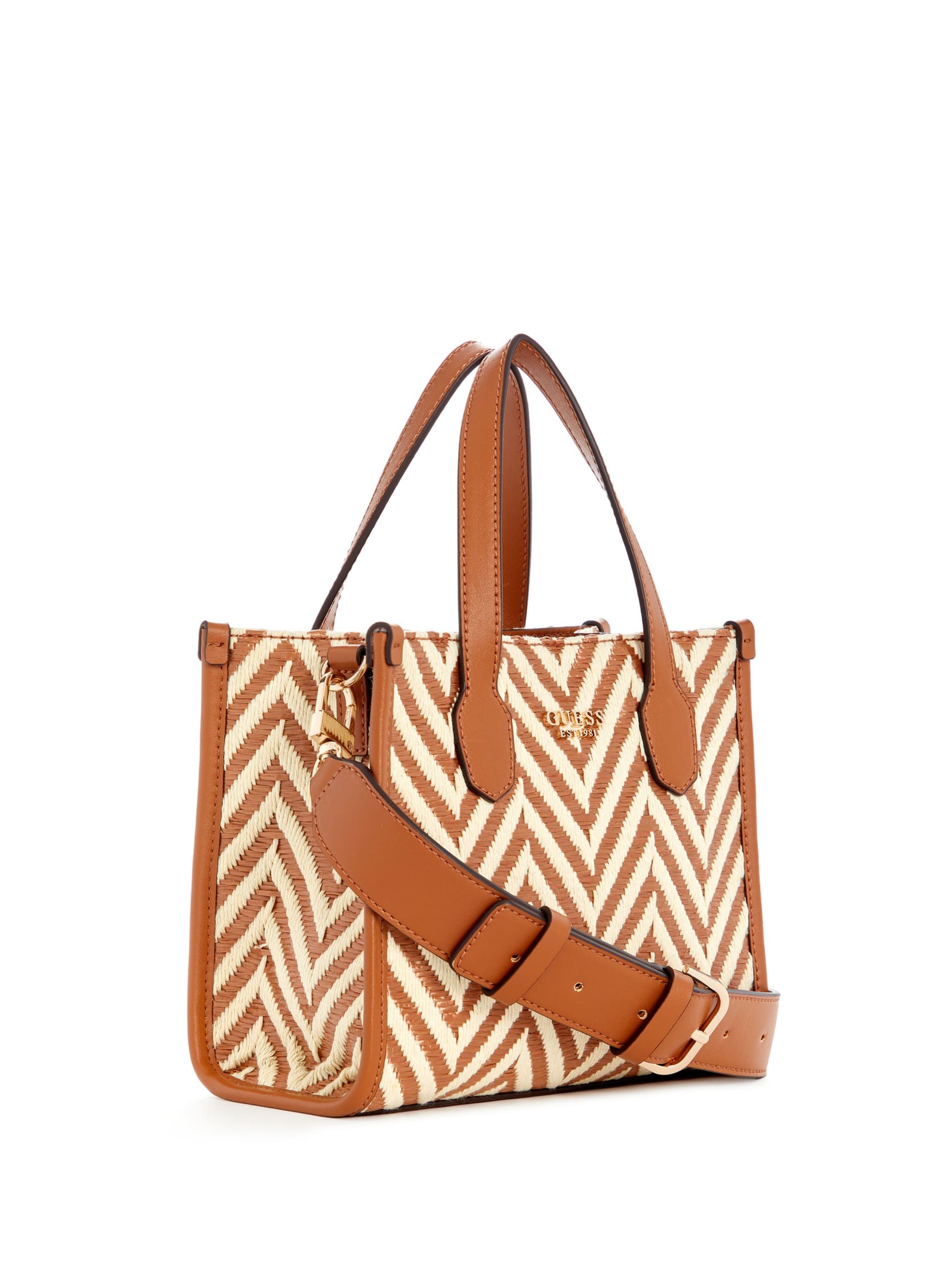 Bolsa pequena Silvana Chevron